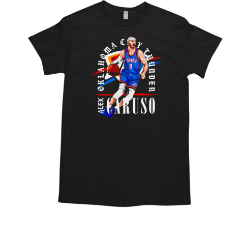 Alex Caruso Oklahoma City Thunder NBA basketball shield vintage  Classic Men's T-shirt