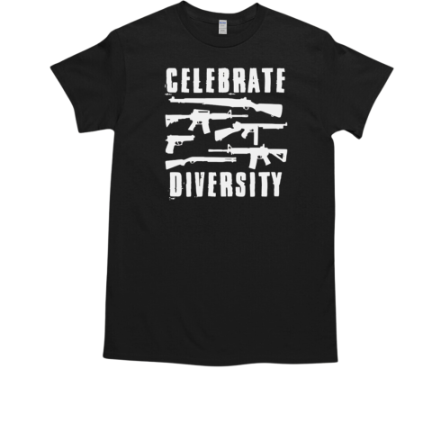 Celebrate diversity gun  Classic Men's T-shirt