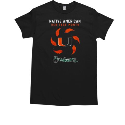 Miami Hurricanes Native American Heritage Month 2024  Classic Men's T-shirt