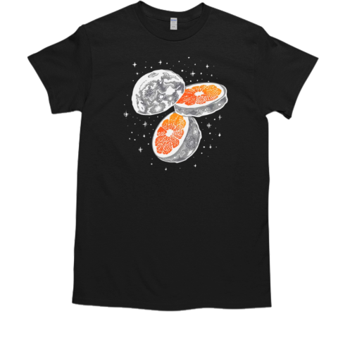 Moon Orange  Classic Men's T-shirt