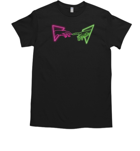 Neon hands  Classic Men's T-shirt