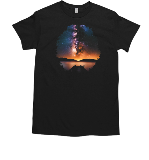 Night's Pursuit of Fading Light  Classic Men's T-shirt