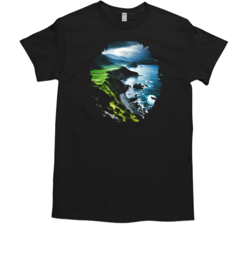 Rain Kissed Coast  Classic Men's T-shirt