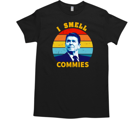 Ronald Reagan I smell commies T-Shirt