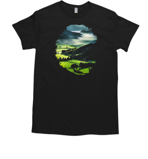 Rural Countryside  Classic Men's T-shirt