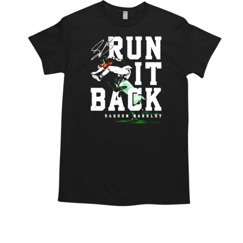 Saquon Barkley Philadelphia Eagles NFL football run it back vintage T-Shirt