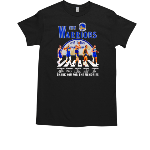 The Golden State Warriors abbey road 79th Anniversary 1946 2025 T-Shirt