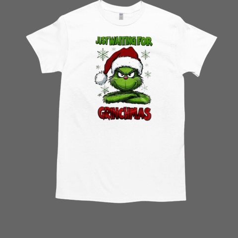 The Grinch Just Waiting For Grinchmas 2024  Classic Men's T-shirt