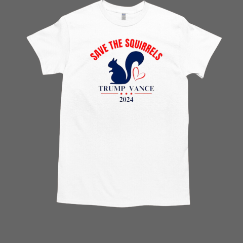 Trump Vance 2024 save the squirrels love  Classic Men's T-shirt