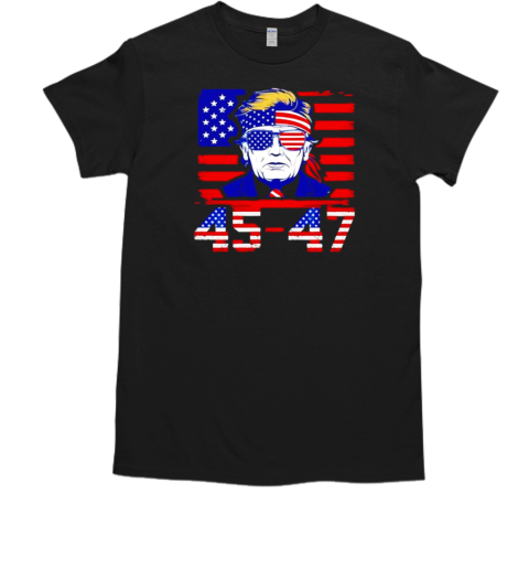 45 47 Trump 2025 funny  Classic Men's T-shirt