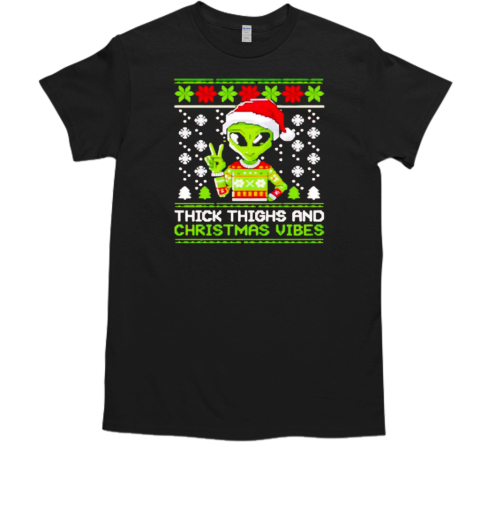 Aline thick thighs and Christmas vibes  Classic Men's T-shirt