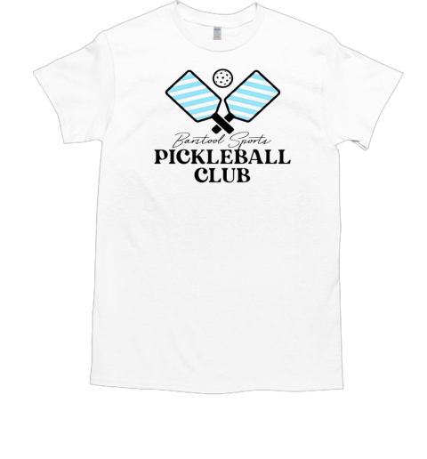 Barstool pickleball raw hem T-Shirt