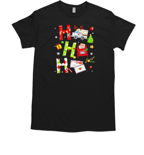 Christmas mailman ho ho ho holiday  Classic Men's T-shirt