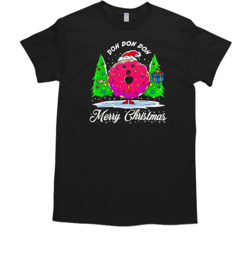 Donut doh doh doh Merry Christmas  Classic Men's T-shirt