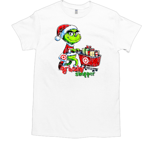 Grinch shopper Target Christmas gift T-Shirt