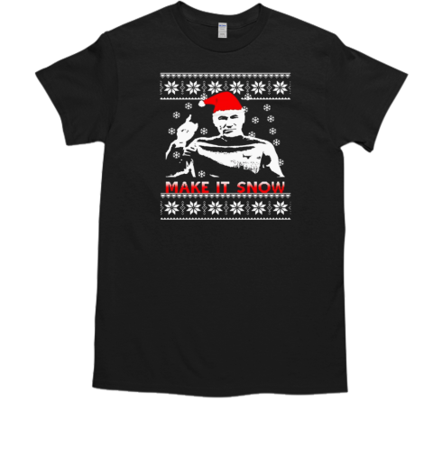 Picard make it snow Christmas T-Shirt