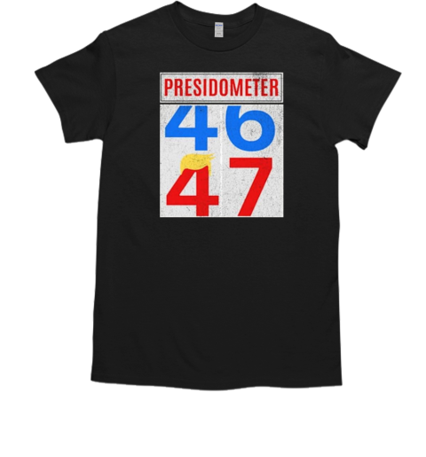 Presidometer President Trump 47th President T-Shirt