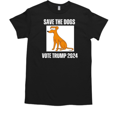 Save the dogs Vote Trump 2024  Classic Men's T-shirt