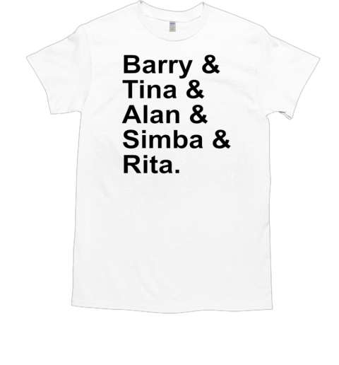 Simon Miller ringside friends Barry Tina Alan Simba Rita  Classic Men's T-shirt