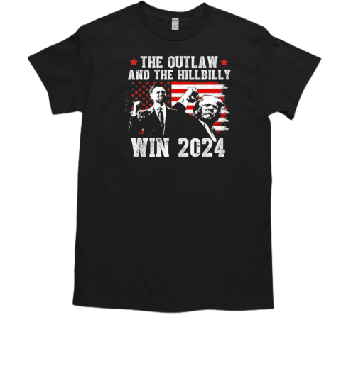 The Outlaw And The Hillbilly Trump Win 2024  Classic Men's T-shirt