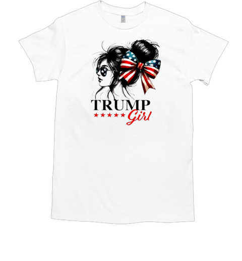 Trump Girl America coquette bow T-Shirt