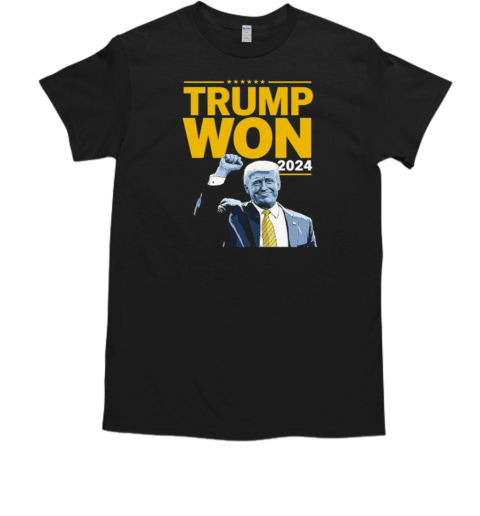 Trump President Trump Won 2024  Classic Men's T-shirt