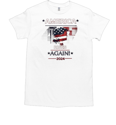 Trump Victory American Rise Again 2024  Classic Men's T-shirt