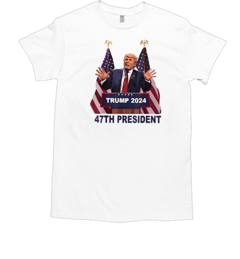 Trump Won 2024 President 47th Of White House  Classic Men's T-shirt