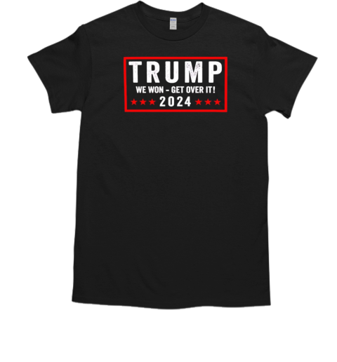 Trump won get over it 2024  Classic Men's T-shirt