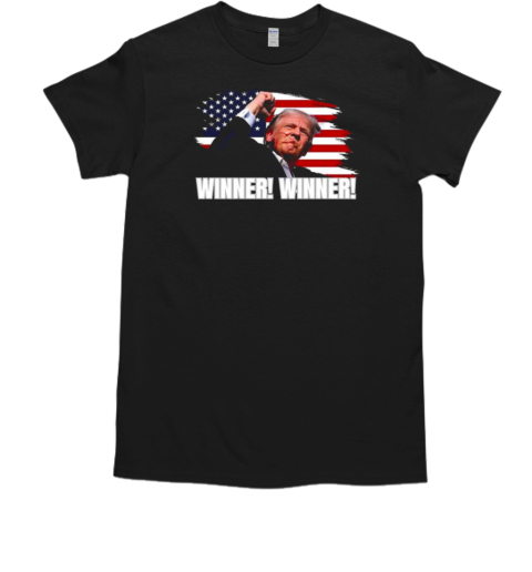 Winner Trump We Won Again 2024 47th President Donald Trump  Classic Men's T-shirt