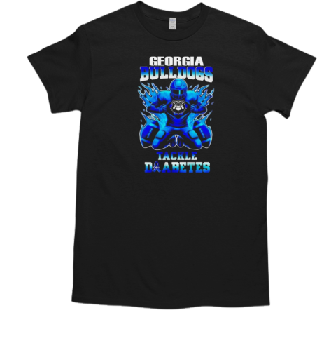 Georgia Bulldogs Tackle Diabetes Awareness Month November 2024 T-Shirt