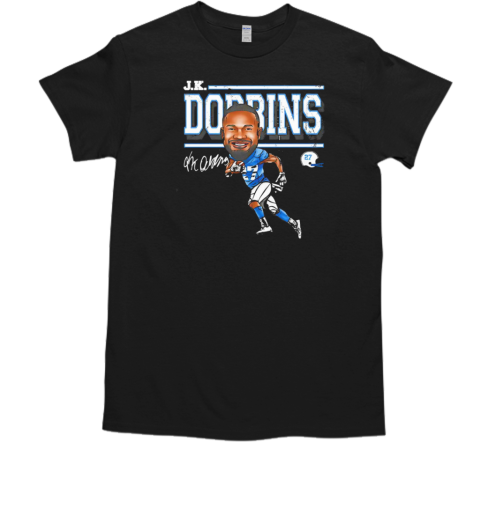 J.K. Dobbins Los Angeles Chargers NFL football cartoon vintage T-Shirt