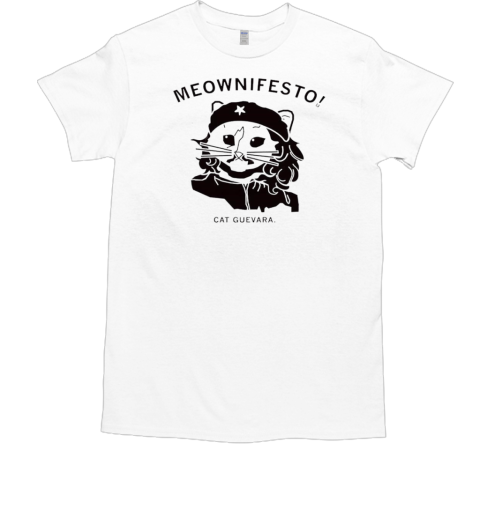 Meownifesto Cat Guevara  Classic Men's T-shirt