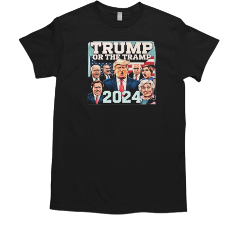 Trump Or The Tramp Vote Trump  Classic Men's T-shirt