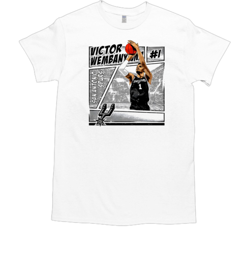 Victor Wembanyama San Antonio Spurs NBA basketball comic vintage T-Shirt