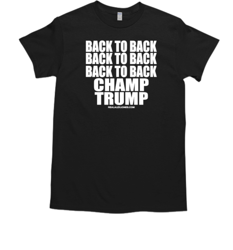 Back to back Champ Trump  Classic Men's T-shirt