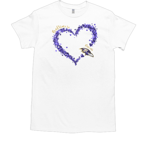 Baltimore Ravens Lovebeat  Classic Men's T-shirt