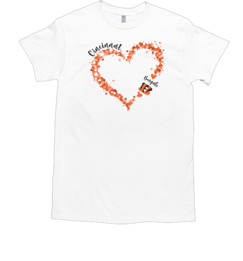 Cincinnati Bengals Lovebeat  Classic Men's T-shirt