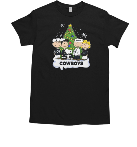 Dallas Cowboys x Snoopy And Friends Christmas 2024  Classic Men's T-shirt