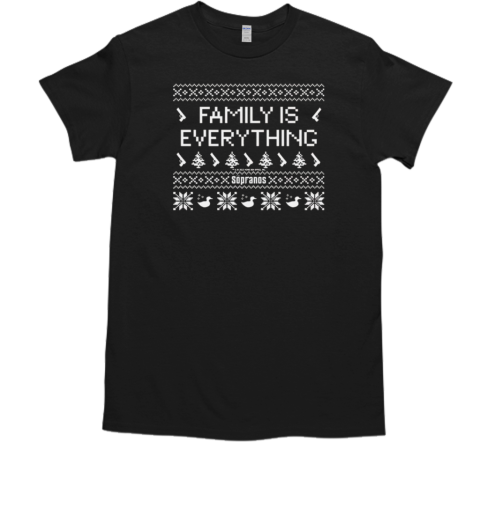 Family Is Everything Ugly Christmas  Classic Men's T-shirt