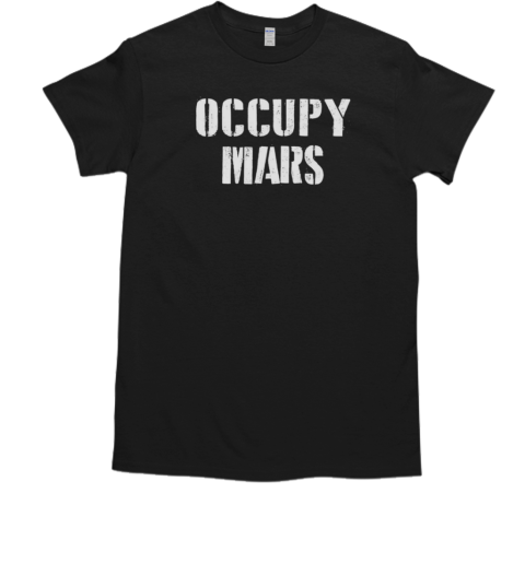 Occupy Mars Spacex vintage  Classic Men's T-shirt