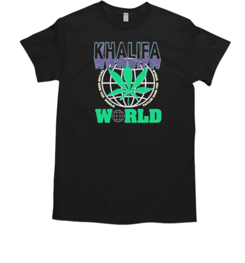 Official Wiz Khalifa Khalifa Taylor Gang The World Globe T-Shirt