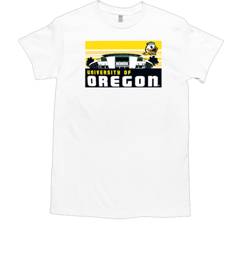 Oregon Ducks Campus skyline  Classic Men's T-shirt