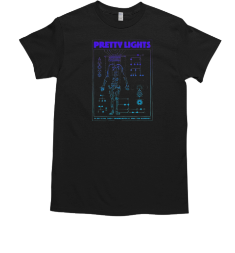 Pretty Lights The Armory Minneapolis, MN Nov 08 2024 T-Shirt