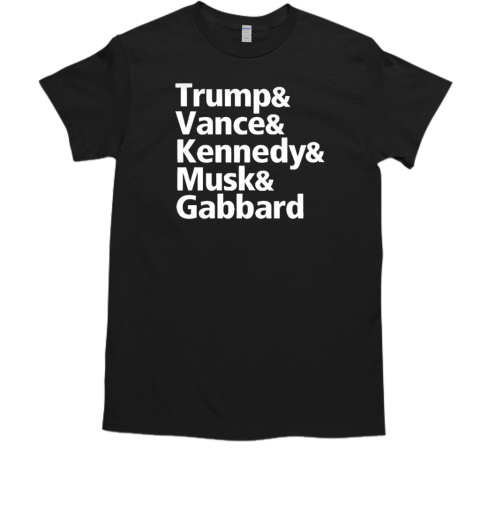 Trump Vance Kennedy Musk Gabbard  Classic Men's T-shirt