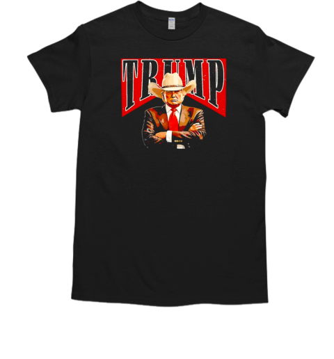 Western cowboy Trump 2024  Classic Men's T-shirt