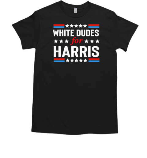 White Dudes for Harris Electing Harris Walz 2024  Classic Men's T-shirt