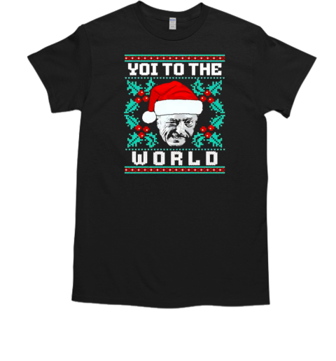 Yoi to the world ugly Christmas  Classic Men's T-shirt