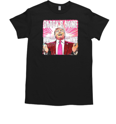 Comic Daddy's Home Trump White House  Classic Men's T-shirt