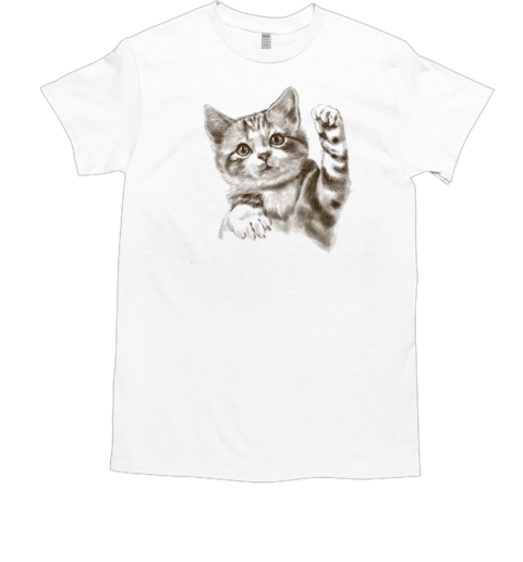 Cute Cat Shadow Paint  Classic Men's T-shirt